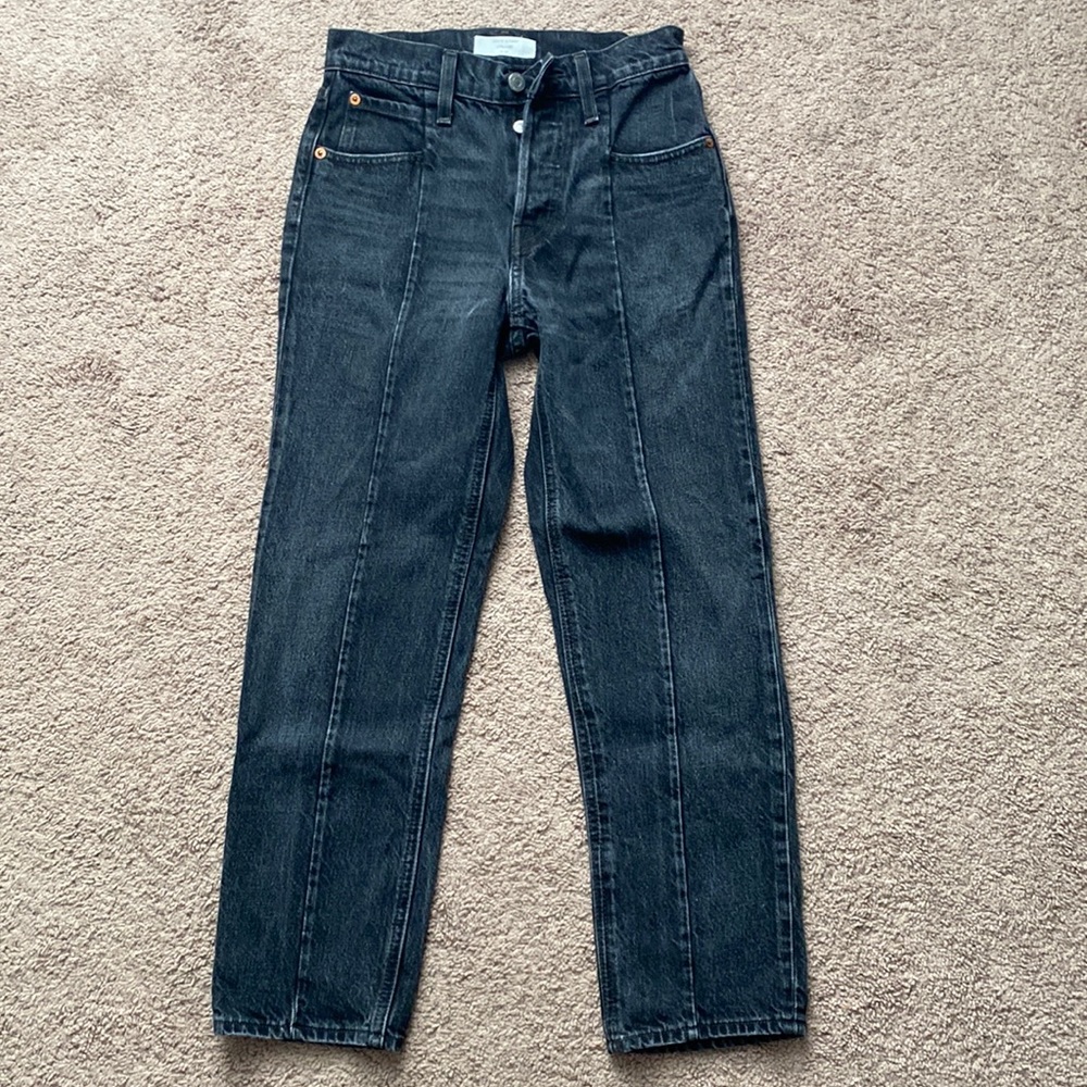 Black Levis Straight Jean